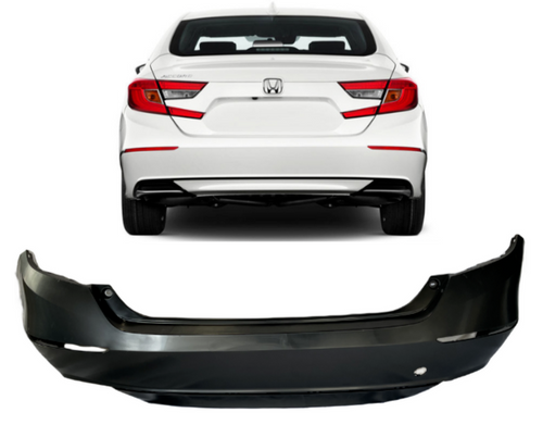 Rear Bumper Cover W/O Parking Sensor For Honda Accord Sedan 2018 - 2020