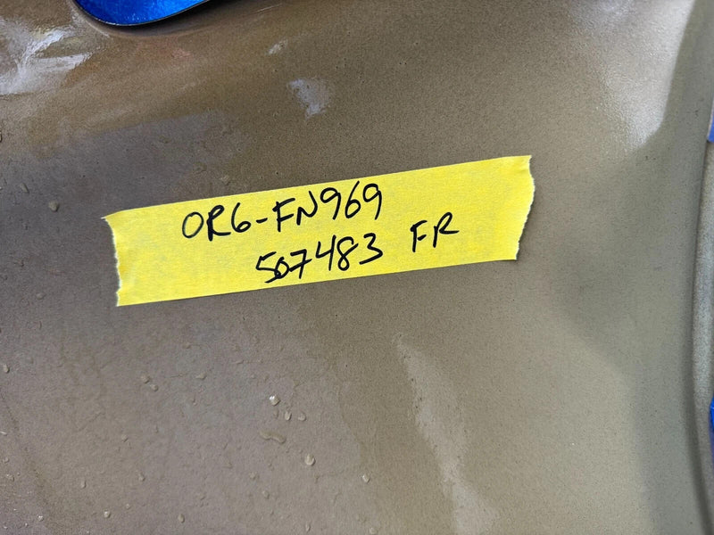 Load image into Gallery viewer, HONDA CIVIC SEDAN RIGHT SIDE FENDER ASSEMBLY CHARCOAL YR600M 12 - 15 # OR6-FN969
