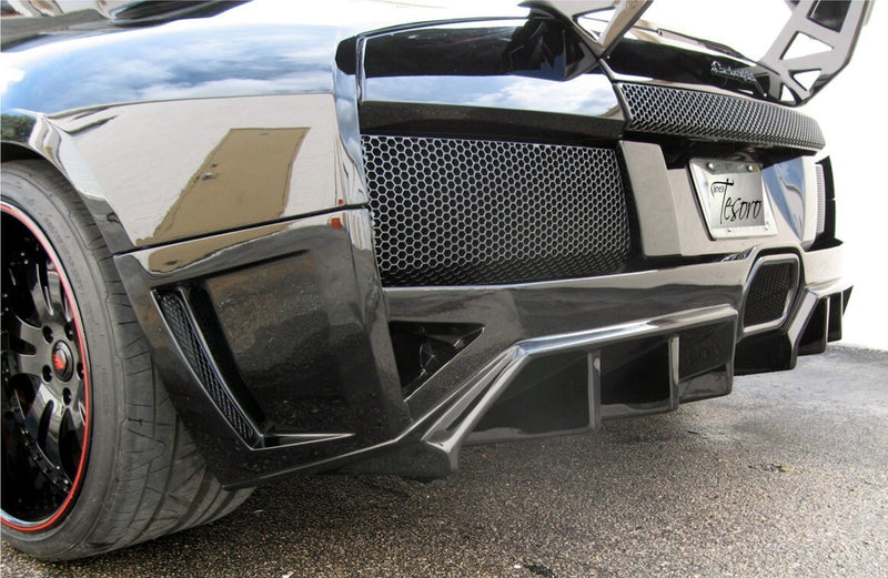 Load image into Gallery viewer, Rear Bumper W/ Diffuser Premier 4509 Style For Lamborghini Murcielago 2001-2010
