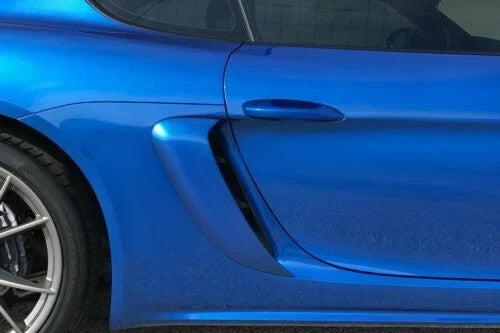 Primed Side Vent Covers GT4 Style For Porsche 718 Cayman 2017-2020 MADE IN USA