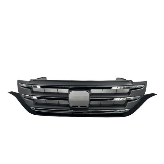 ⭐⭐ FOR 2012 - 2014 HONDA CR-V FRONT BUMPER UPPER GRILLE W/ CHROME TRIM ⭐⭐