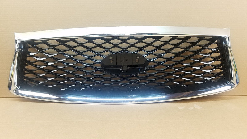 Load image into Gallery viewer, FOR 2018 - 2020 INFINITI Q50 FRONT BUMPER UPPER GRILLE W/O EMBLEM CHROME
