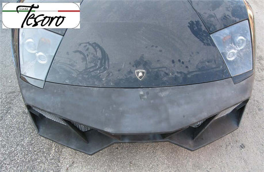 Front Bumper Cover W/ Aluminium Grills LT-v1 Style Lamborghini Murcielago 01-10