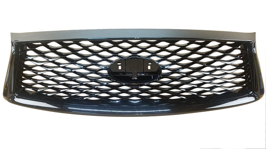 FOR 2018 - 2022 INFINITI Q50 FRONT BUMPER UPPER GRILLE W/O EMBLEM BLACK