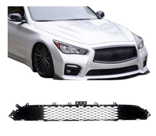 FOR 2014 - 2017 INFINITI Q50 SPORT FRONT BUMPER LOWER GRILLE