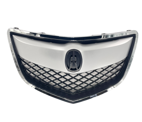 ⭐⭐ FOR 2013 - 2015 ACURA RDX FRONT BUMPER UPPER GRILLE W/CHROME MOLDING ⭐⭐