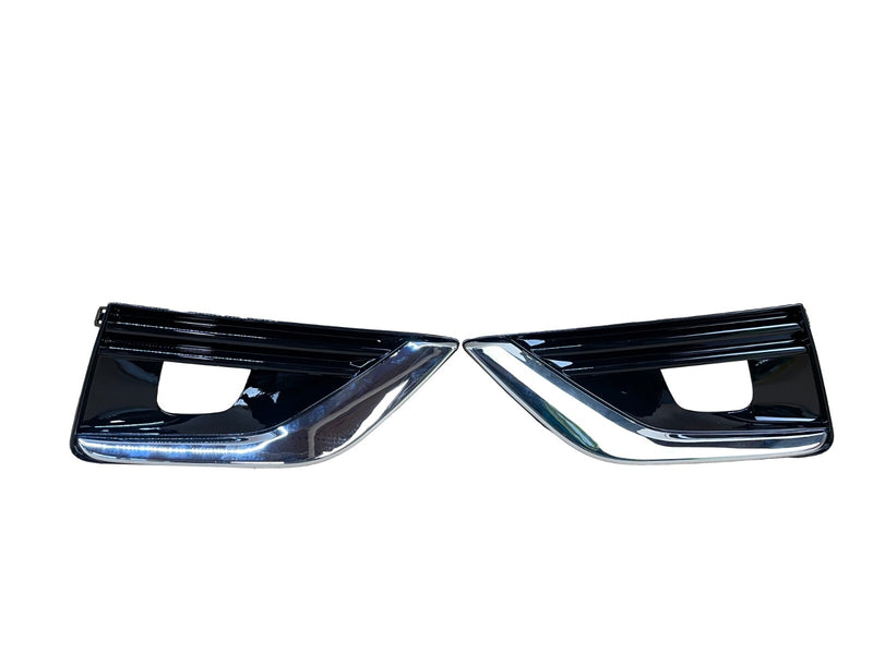 Load image into Gallery viewer, ⭐⭐ FOR INFINITI Q50 LEFT &amp; RIGHT SIDE FOG LIGHT LAMP COVER BEZEL PAIR CHROME ⭐⭐
