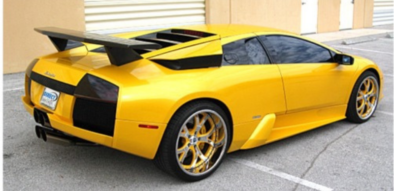 Load image into Gallery viewer, 3pc Rear Wing Spoiler W/O Winglets Miura Style For Lamborghini Murcielago 01-10
