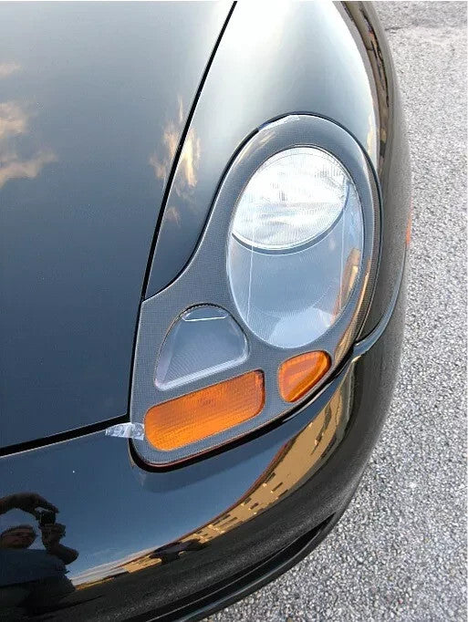 Load image into Gallery viewer, Primed Headlight Cover Euro Style For Porsche 996 Coupe 1999-2004 MADE IN USA
