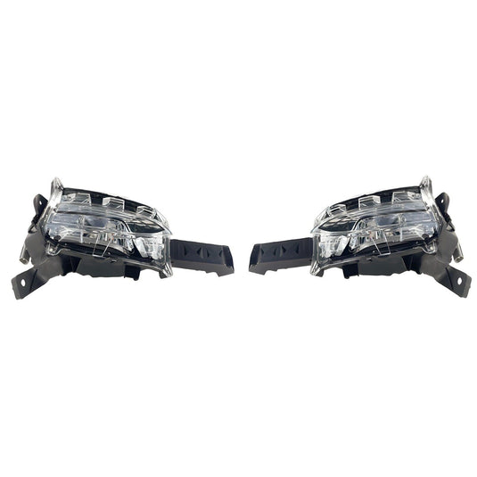 Left & Right Side Fog Light Lamp Bumper Mounted Pair For Lexus Nx300 2018-2021