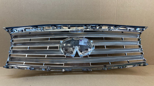 ⭐ FOR 2014-2015 INFINITI QX60 FRONT BUMPER UPPER GRILLE W/O PRE-CRASH W/O EMBLEM