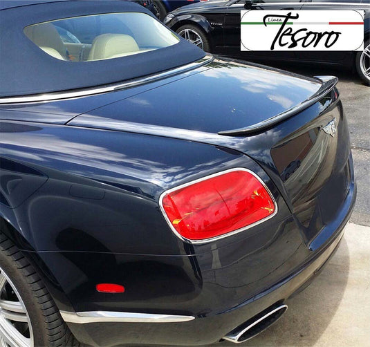 Trunk Lip Spoiler Linea Tesoro Style For Bentley Continental Convertible 2012-17