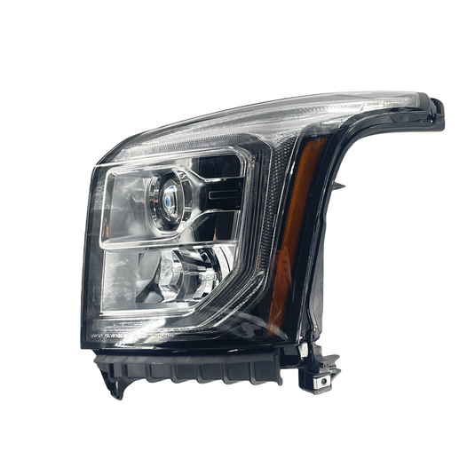 ⭐ FOR 15-17 GMC YUKON XL LEFT SIDE HALOGEN HEADLIGHT W/ LED DRL PROJECTOR LAMPS⭐