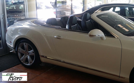 Taller Trunk Lip Spoiler Tesoro Style For Bentley Continental Convertible 12-17