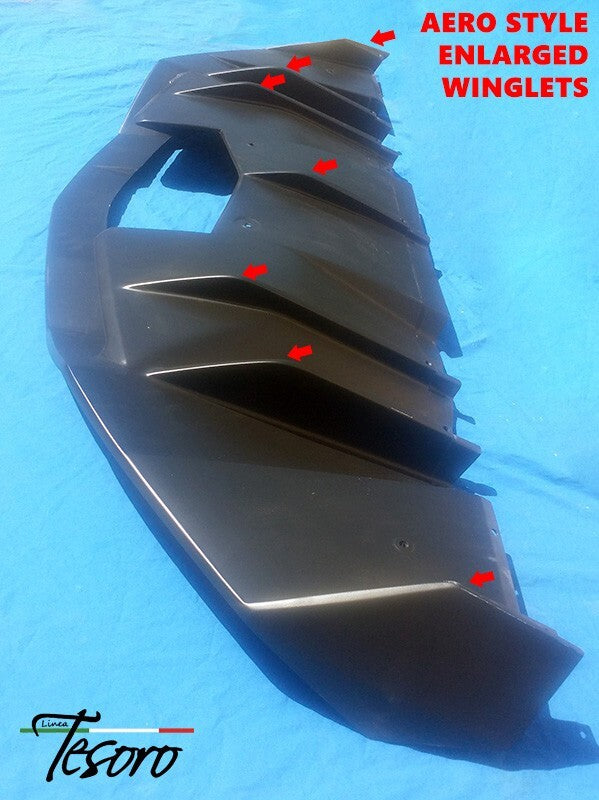 Load image into Gallery viewer, Rear Bumper Diffuser Tuner Style For Lamborghini Aventador 2012-2017

