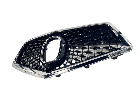 ⭐⭐ FOR 2017 - 2020 ACURA MDX FRONT BUMPER UPPER GRILLE W/CHROME MOLDING ⭐⭐