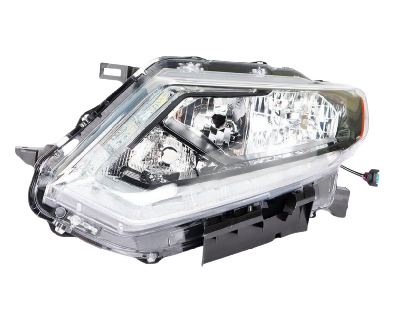 Load image into Gallery viewer, Left Driver Side Chrome Halogen Headlight Headlamp For Nissan Rogue 2014 - 2016
