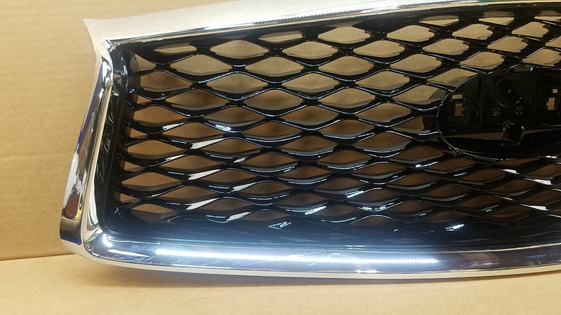 Load image into Gallery viewer, FOR 2018 - 2020 INFINITI Q50 FRONT BUMPER UPPER GRILLE W/O EMBLEM CHROME
