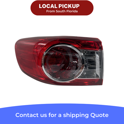 ⭐ FOR 2011-2013 TOYOTA COROLLA REAR LEFT DRIVER SIDE OUTER TAIL LIGHT LAMP ⭐