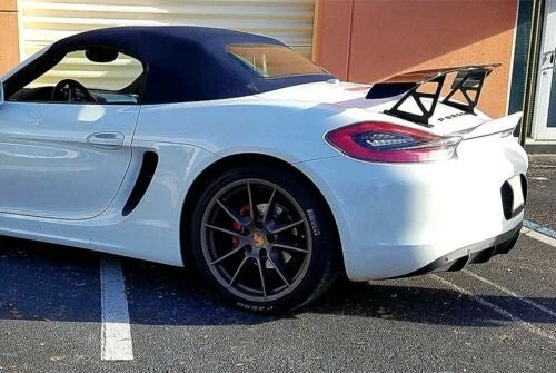 Rear Tail Wing Spoiler GT1 Style For Porsche 981 Boxster 2013-2016 USA MADE