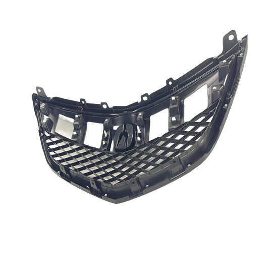 Front Bumper Upper Grille W/ Chrome Molding For Acura RDX 2013 - 2015