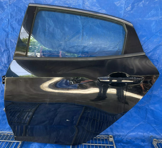 HONDA CIVIC HATCHBACK REAR LEFT DOOR ASSEMBLY BLACK NH731P 17-21 