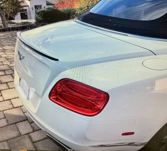 Flush Mount Spoiler Linea Tesoro Style For Bentley Continental Convertible 12-17