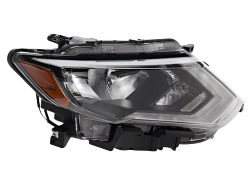 Right Passenger Side Halogen Headlight Headlamp For Nissan Rogue 2017 - 2018