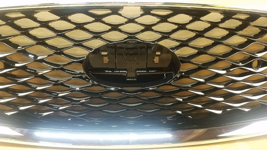 FOR 2018 - 2020 INFINITI Q50 FRONT BUMPER UPPER GRILLE W/O EMBLEM CHROME