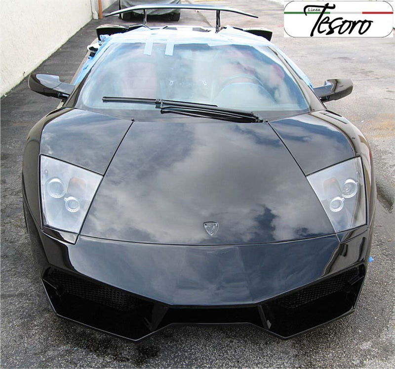 Load image into Gallery viewer, Front Bumper Cover W/ Aluminium Grills LT-v2 Style Lamborghini Murcielago 01-10

