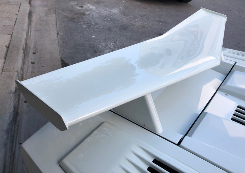 Load image into Gallery viewer, Lamborghini Countach Med Rear Wing Complete 9pc FRP Composite No Rust Made USA
