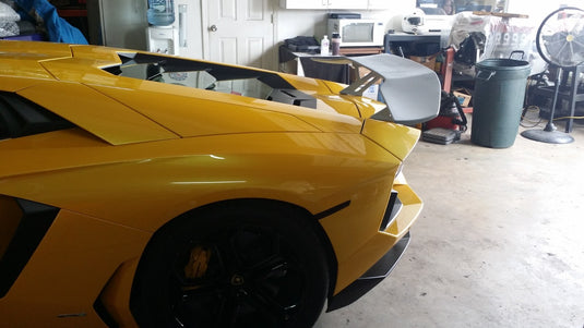 Rear Trunk Lid Wing Spoiler SV Style For Lamborghini Aventador 2012-2017