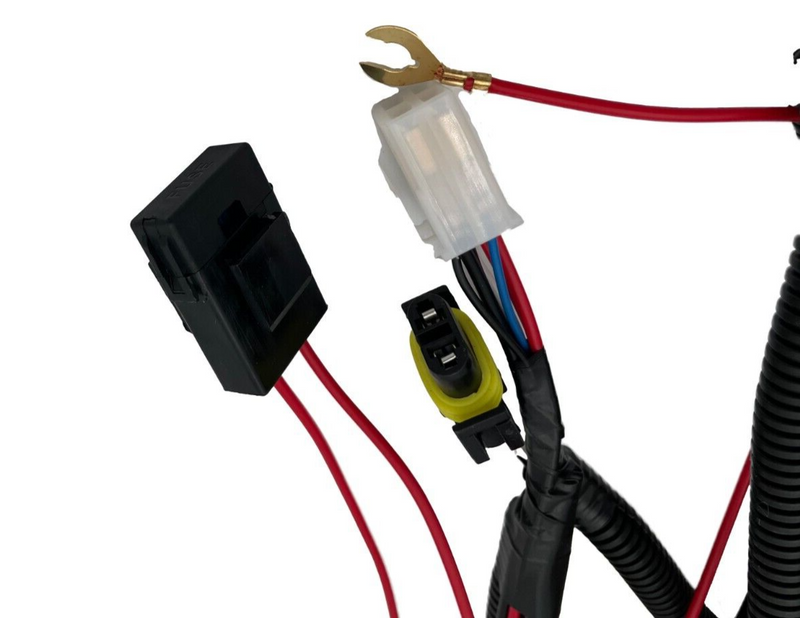 Load image into Gallery viewer, FOR 20-22 VERSA BUMPER LEFT &amp; RIGHT FOG LIGHT LAMP CHROME W/BEZEL + HARNESS PAIR
