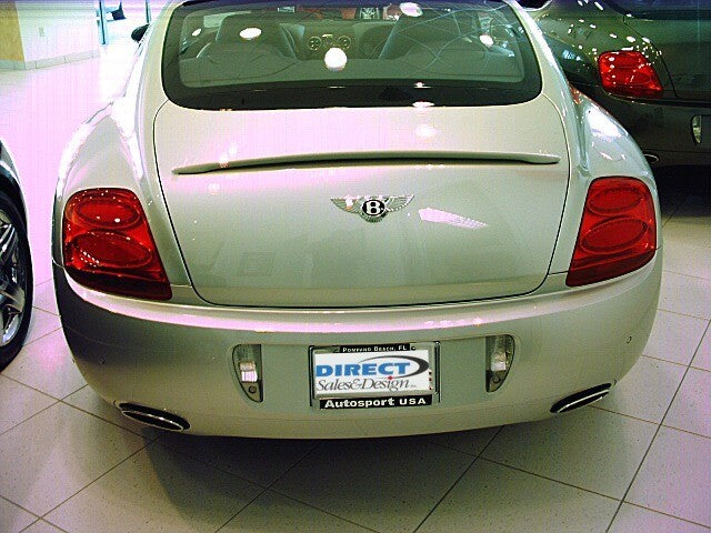 Load image into Gallery viewer, Fiberglass Rear Lip Spoiler Euro Style For Bentley Continental GT 2008-2010
