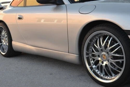 Load image into Gallery viewer, Primed Side Skirt Set Euro Style For Porsche 996 Coupe 1999-2004 MADE IN USA
