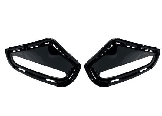 FOR 21-23 TOYOTA RAV4 PRIME RIGHT & LEFT SIDE BUMPER FOG LIGHT BEZEL COVER PAIR