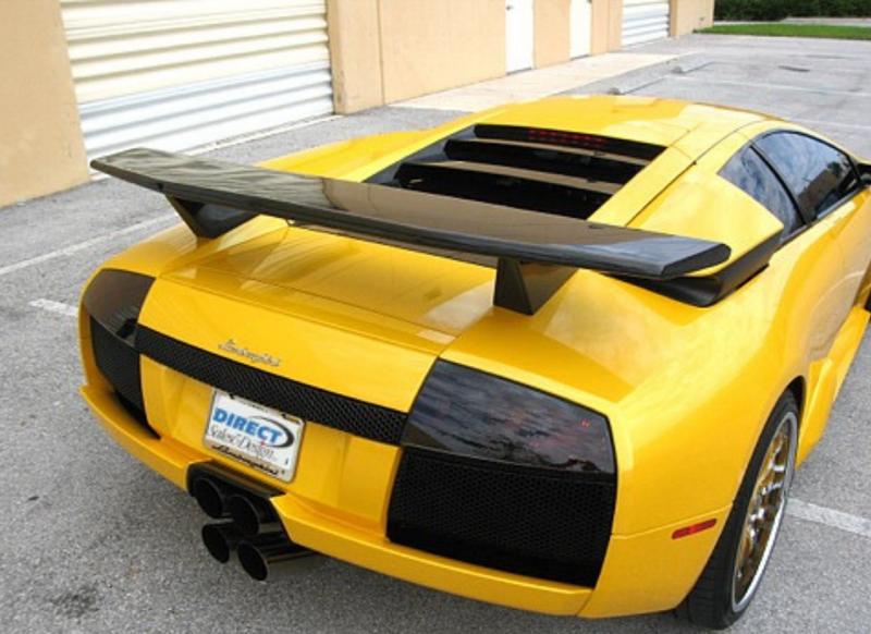 Load image into Gallery viewer, 3pc Rear Wing Spoiler W/O Winglets Miura Style For Lamborghini Murcielago 01-10
