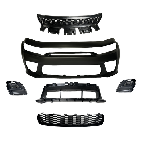 ⭐ Front Bumper Assembly For Dodge Charger SRT Hellcat Widebody Style 2015-2023 ⭐