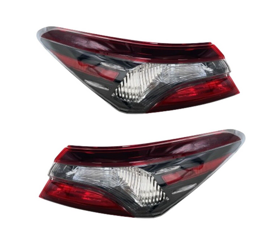 FOR 21-23 TOYOTA CAMRY REAR RIGHT & LEFT SIDE OUTER TAIL LIGHT LAMP W/O LED PAIR