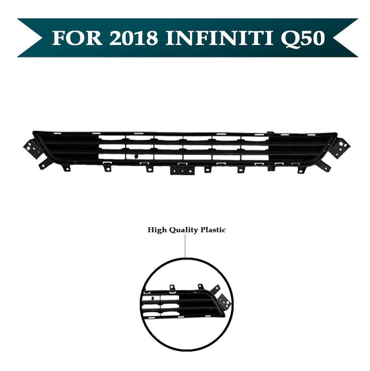 Bumper Lower Grille 3.0L Front For Infiniti Q50 2018