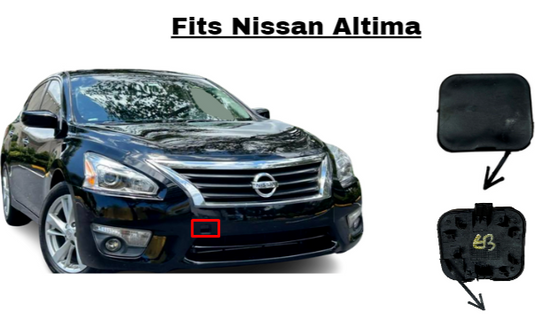 ⭐⭐ FOR 2013 - 2015 NISSAN ALTIMA FRONT BUMPER TOW HOOK EYE CAP COVER⭐⭐