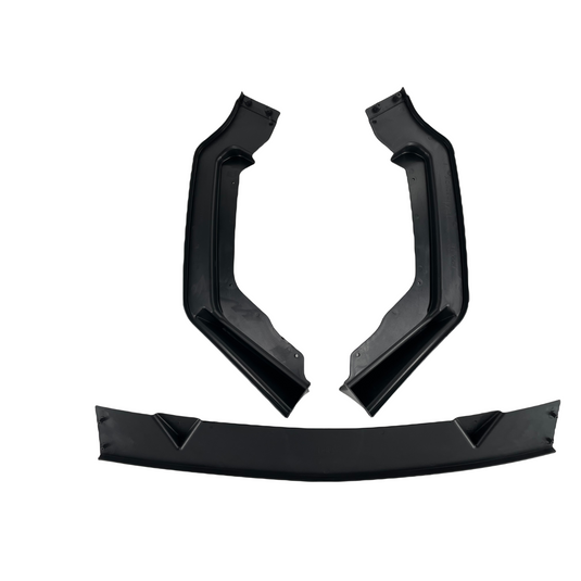 ⭐⭐ FOR 14-17 INFINITI Q50 SPORT FRONT BUMPER LIP SPOILER SPLITTER GLOSSY BLACK⭐⭐