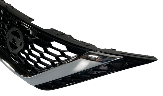 ⭐⭐ FOR 16-19 NISSAN SENTRA FRONT BUMPER UPPER GRILLE CHROME W/O EMBLEM ⭐⭐