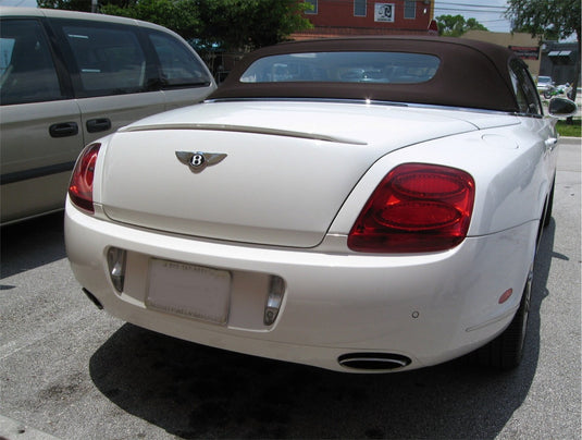 Fiberglass Rear Lip Spoiler Euro Style For Bentley Continental GT Conv. 05-11