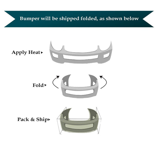 Front Bumper Cover W/O Parking Sensor For Honda Accord Sedan 2018 - 2020