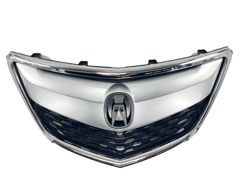 Load image into Gallery viewer, ⭐⭐ FOR 2014 - 2016 ACURA MDX FRONT BUMPER UPPER GRILLE W/CHROME MOLDING ⭐⭐
