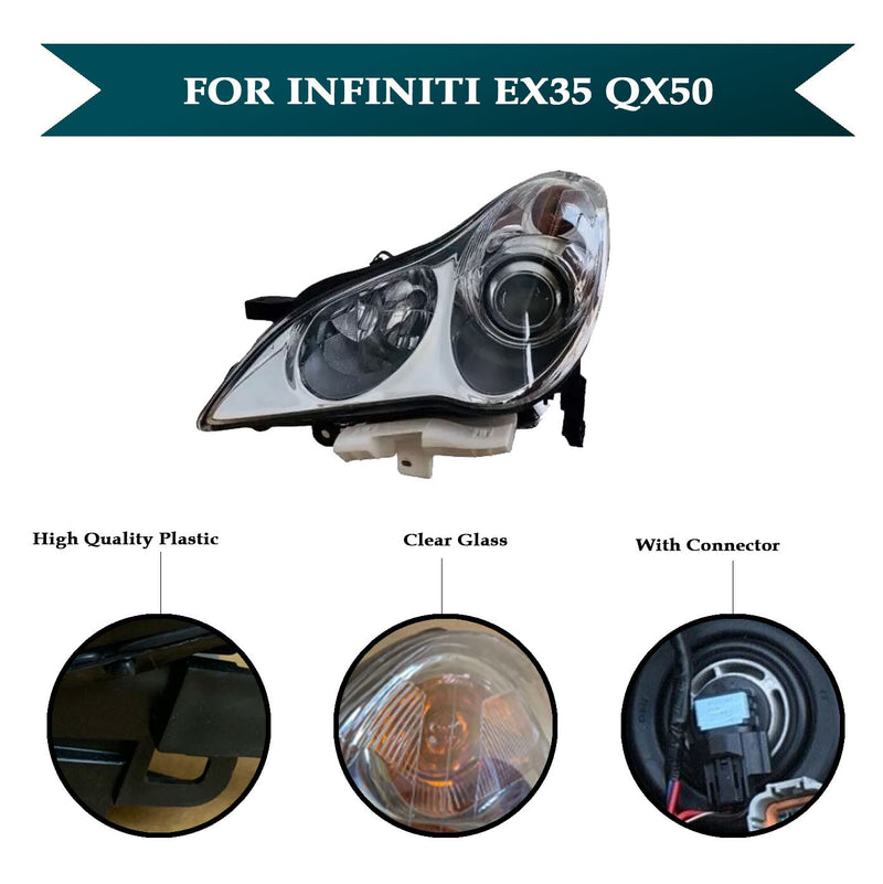 Load image into Gallery viewer, HID Headlight Headlamp Left Driver Side For Infiniti Ex35 Ex37 Qx50 2008 - 2017
