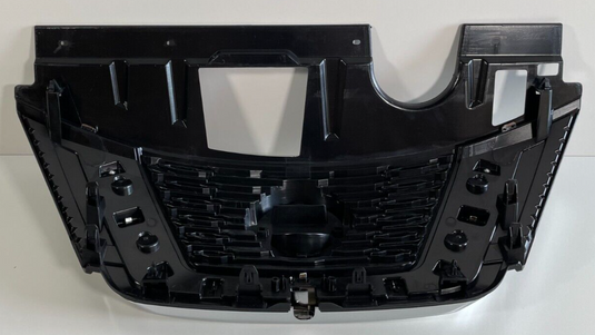 Front Bumper Grille W/ Chrome Molding W/O Emblem Nissan Rogue 2017-2018
