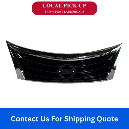 ⭐⭐ FOR 2013-2015 NISSAN ALTIMA FRONT BUMPER UPPER GRILLE CHROME W/O EMBLEM ⭐⭐