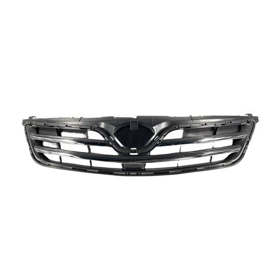 ⭐⭐ FOR 2013 TOYOTA COROLLA FRONT BUMPER UPPER CHROME BLACK GRILLE ⭐⭐